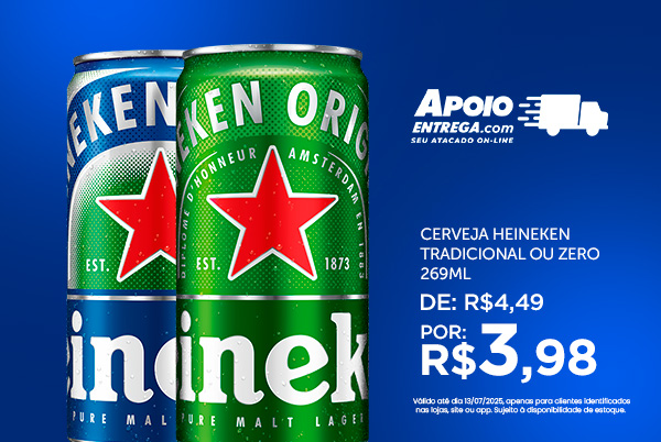 Heineken 269ml até 13/07
